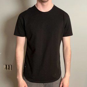 Large - BYLT Basics Crewneck Drop-Cut Short Sleeve Tee: Men BYLT Signature Black